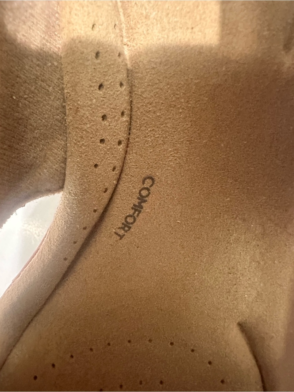 Clarks Womens Giselle Dove Wedge Sandals platform suede womens size 7M - Picture 7 of 10